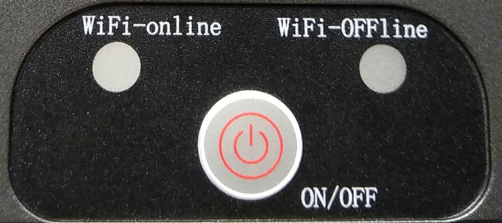 Operazione Manuale La lampada AL-150 ha un pulsante ON/OFF che può essere usato come pulsante ON/OFF se premuto una sola volta e come pulsante per il Reset del Wi-Fi se premuto per diversi secondi.