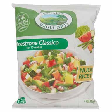 PISELLI NOVELLI FINDUS surgelati, 1,1 kg SPINACI IN FOGLIA