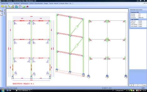 È quindi adesso possibile visualizzare spazialmente l'insieme aste-nodi della CDS Win - Creazione automatica tavola esecutivo telaio con viste 3D nodi CDS Win - Assemblaggio 3D di unioni definite in