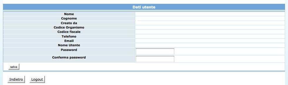 2.2. PRIMO ACCESSO AL SISTEMA (DA PARTE DELL AMMINISTRATORE DI SISTEMA) All indirizzo e-mail indicato nella procedura di Registrazione, il Legale Rappresentante e l eventuale persona Delegata dal