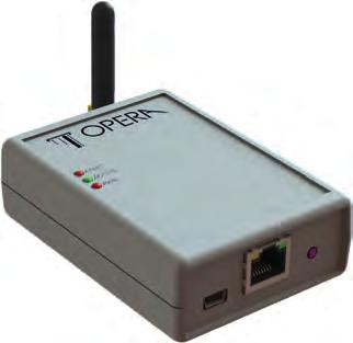 3 compatibile Trasmissione con i contapersone tramite radiofrequenza 433 MHz 99 Canali programmabili Configurazione dei parametri di funzionamento tramite porta micro USB Web Server integrato per la