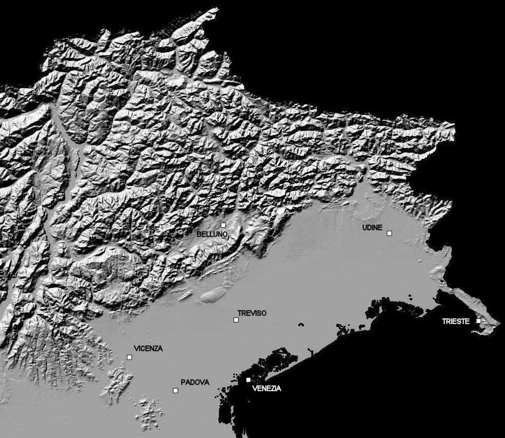 Da un punto di vista geologico, le Alpi e Prealpi del Veneto e del Friuli formano la Catena sudalpina orientale: una catena montuosa in