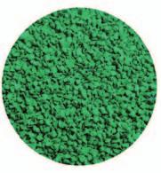 Granules size: 3mm Elongation at break % 500 PU content: 20% Hardness (Shore A) 60+/-5 Tensile strength:mpa Relative dnsity (Kg/m3) 1.