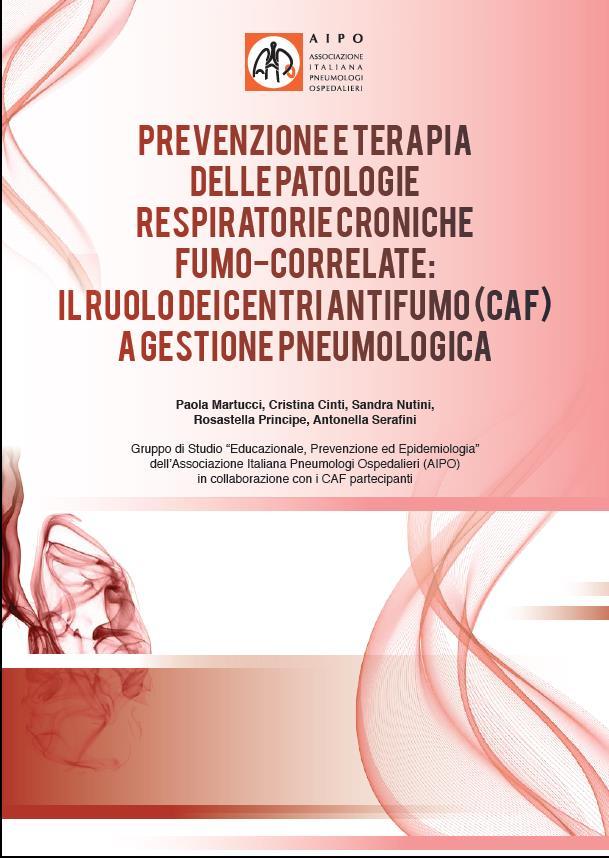 Il Comitato Scientifico afferente al gruppo di Studio AIPO Educazionale, Prevenzione ed Epidemiologia ha realizzato nel 2015, un progetto per studiare la realtà dei CAF a conduzione pneumologica allo