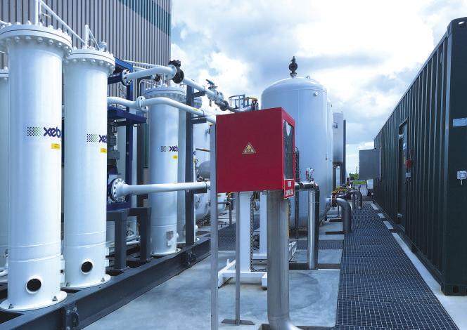 La tecnologia proprietaria PSA di Xebec ha un`efficienza elevata comprovata con fattore di recupero fino al 99% e purezza del biometano fino al 99,8%.
