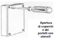 ESAME A VISTA : Protezione dai contatti diretti Controllo dello stato degli involucri Bisogna accertare che i