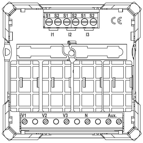 Altri morsetti Senza bussola Con bussola Cavo rigido 0,05 a 4 mm² Marcatura morsettiere di collegamento:. Marcatura per tampografia indelebile.