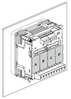 8.MODULI ACCESSORI (continua) Utensili necessari:. Morsetti degli ingressi (morsetti 1516 e 1718 ): cacciavite a lama 2,5 mm.