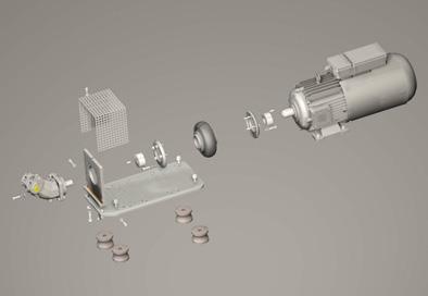 KIT DI MONTAGGIO Per il montaggio in fabbrica o per il retrofitting Componenti principali del kit idraulico: Generatori