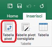 Vediamo ora come procedere: In Windows Dopo aver aperto il file da analizzare selezionare l'intera area dati (esempio: Dati!$A$1:$I$263).