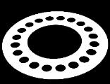 per taglio circolare Diametro di taglio Ø40-360 mm (interno); Ø770 1150 mm (esterno)