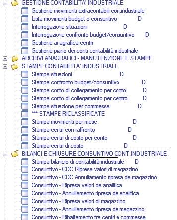 Controllo di gestione Il modulo raggruppa tutte le funzioni precedenti, la contabilità per centri di costo oltre a funzioni aggiuntive sulla contabilità per centri di