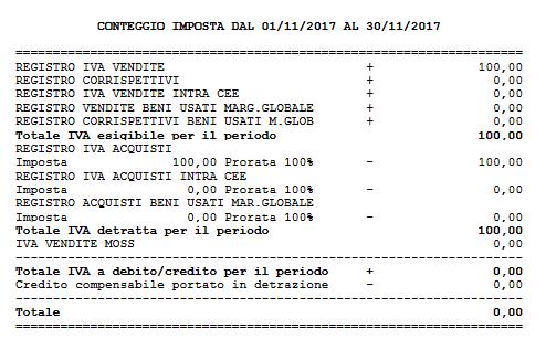 Di conseguenza anche nel conteggio dell imposta della Liquidazione IVA l importo dell IVA rientra nel calcolo dell IVA esigibile e IVA detratta per il periodo NOVITA versione 15.