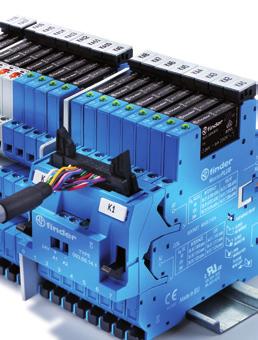 1 Il MasterADAPTER permette la connessione dei terminali A1/A2 di 8 MasterINTERFACE attraverso un cavo a 14 poli collegato all uscita del PLC, più due terminali per la connessione dell alimentazione.