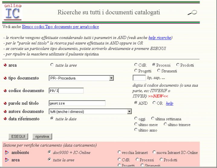 l'intranet di InfoCamere