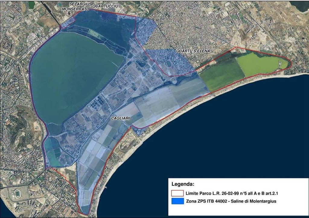 Inquadramento territoriale: aree ZPS Depuratore