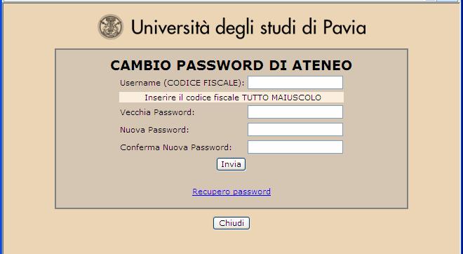 tomcat2 e clicca PASSWORD DIMENTICATA STUDENTI.