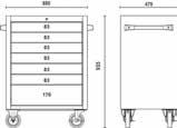 C04TSS/7 024003077 Cassettiera mobile con 7