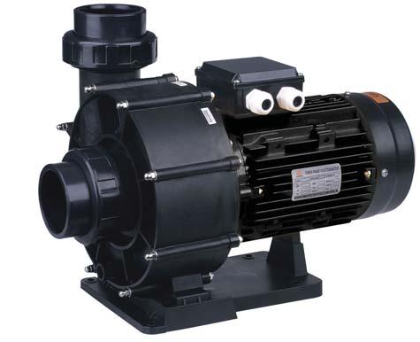 ELETTROPOMPE DA IDROMASSAGGIO BATHTUB WHIRPOOL PUMPS BTP-22/3/4 Motore e caratteristiche Motore asincrono a due poli TEFC Classe isolamento F Grado di protezione IP55 Funzionamento continuo S1