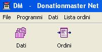 4. Uso del programma DonationMaster Net 4.1 log In Il programma DonationMaster Net si avvia automaticamente all avvio del Computer.