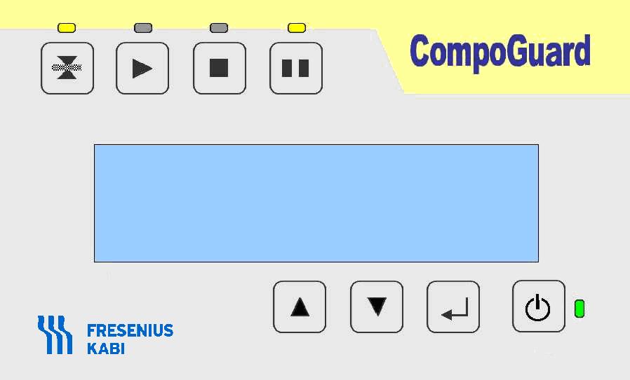 1. Menu della Bilancia Tasto Apertura Clamp Inizio Donazione Stop Donazione Funzione Pausa Tasto