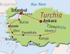 Turchia Classica 24 aprile; 2 e 30 giugno; 28 luglio; 11, 12 e 25 agosto 1 Giorno ITALIA - ISTANBUL Incontro dei partecipanti nell aeroporto, formalità d imbarco e partenza per Istanbul con volo