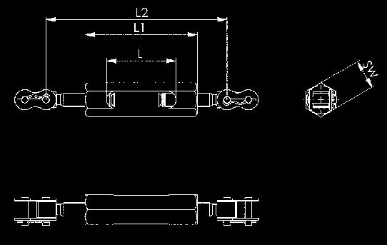 collegamento di due catene. Vantaggi: Combinazione e sostituzione facile e veloce delle catene. Nr. 6540F Molla a innesto Collo: 10 pz.