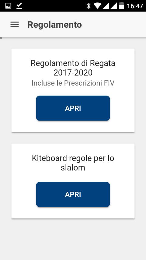 Regolamento Da questa pagina è possibile accedere alla consultazione dei