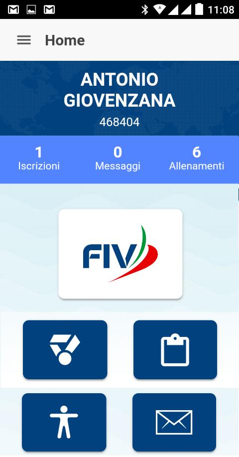 Come utilizzarla Questa è la HOME PAGE della APP.