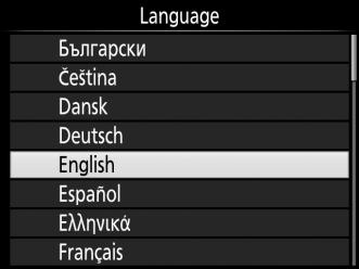 Configurazione dai menu della fotocamera L'orologio della fotocamera può essere impostato manualmente. 1 Accendere la fotocamera.