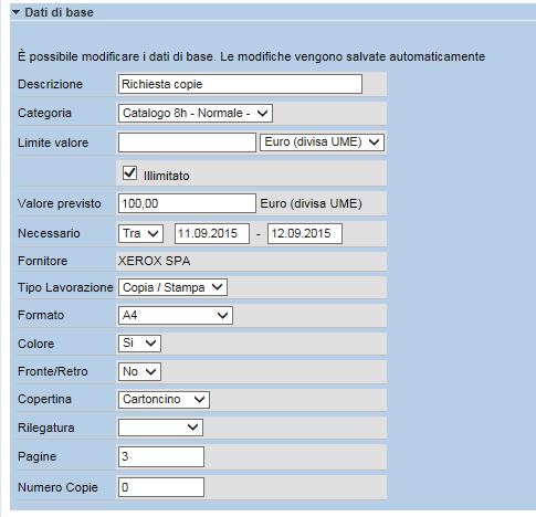 Richiesta generica: Controllare il carrello preventivo Se alla creazione della richiesta di preventivo compaiono messaggi bloccanti, come quelli indicati sopra, per apportare modifiche