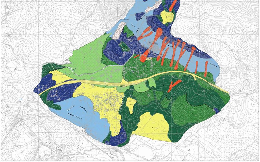 consentono di suddividere qualitativamente il territorio in zone a