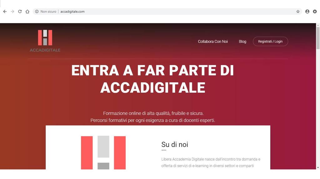 A partire dal 2019 entra a far parte della nostra famiglia Libera Accademia Digitale, un portale interamente dedicato alla Formazione a distanza in grado di agevolare l apprendimento e le esigenze di