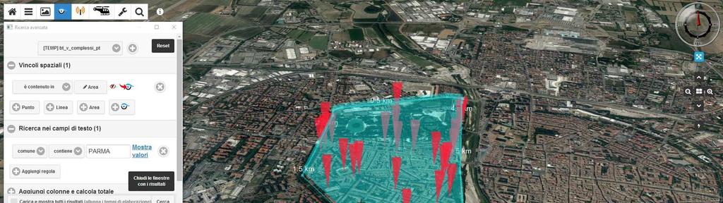 Comune di Parma 16/18 Struttura