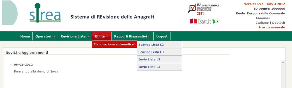 Utilità Le funzioni di questa sezione consentono la gestione di dati molto numerosi.