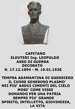 Terminata la guerra Eleuteri si laurea in Ingegneria al Politecnico di Milano ed entra nella neo costituita Regia Aeronautica; il 31 ottobre 1923 Eleuteri viene nominato Capitano del Genio