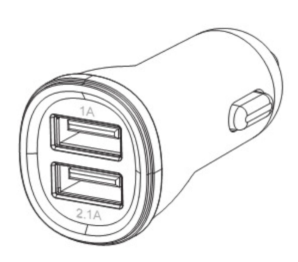 Check the specification of the products which will be connected and make sure they work with each other. 2. Plug the USB Car Charger into the car cigarette lighter, LED light turns on and it's blue.