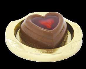 Monoporzioni Single portions LOVE CHOCOLATE Mousse al cioccolato fondente con interno