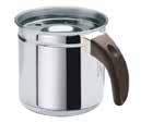 Tegame 1 manico Pan 1 handle 40394G 24 31,00 40395G 26 36,15 40597G 30 46,25 PENTOLAME CUCINA 18/10 MOD.