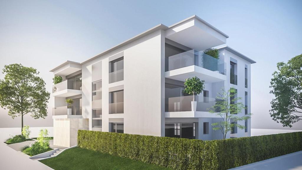 RESIDENZA AL RONCO mendrisio _ via Carlo Pasta mappale 2038 RDF immagine render esterno Le