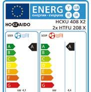 MULTISPLIT MULTI LIBERTY DC INVERTER UNITÀ INTERNE* CANALIZZABILE A MEDIA PREVALENZA HUCU X 4 taglie di potenza: 2,05~5,00 kw. Design ultra-compatto.