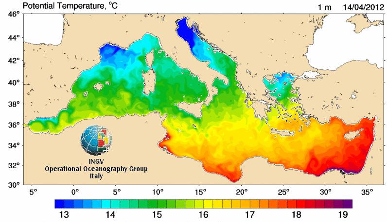 D altro canto la temperatura delle acque superficiali del Mediterraneo nella stagione primaverile è ancora relativamente fredda ed il calore latente fornito dal mare non è sufficiente per poter