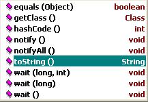 la classe Object tutte le classi Java sono implicitamente derivate dalla classe Object che risulta quindi al vertice di ogni gerarchia di classi la classe Object implementa alcuni