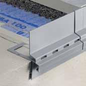 Sistemi per balconi e terrazze h = 60/80 1,4 55,1 90,0 19,8 Alluminio Blanke BALKON Profilo drenante per posa tradizionale Questo profilo drenante serve come terminale per rivestimenti e pavimenti
