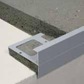 Sistemi per balconi e terrazze Alluminio 15 30 1,4 60 28,6 Blanke MIHA Blanke MIHA è un profilo terminale di allumino verniciato a polvere che serve a coprire la sezione traversale del massetto o