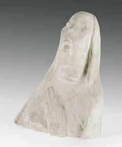 Gesso preparatorio per la scultura Assunta eseguita in marmo e pubblicata sul catalogo Franco Asco scultore facente riferimento alla