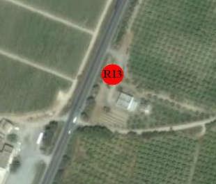 Pos.R13 (postazione fissa) = Località Nova Siri area d indagine