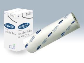 1-76510 LENZUOLINO MEDICO BULKY 6 ROTOLI H 60 Lenzuolino a rotolo, in pura cellulosa di colore bianco.