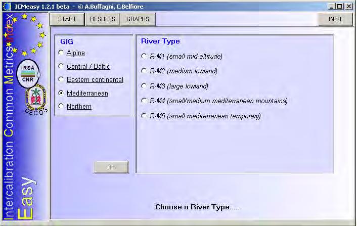 By right-clicking after positioning the mouse indicator on the name of a GIG (e.g. Mediterranean in the example below), the metrics contributing to that GIG ICMi are listed on the screen, with the weight they carry in the final calculation.