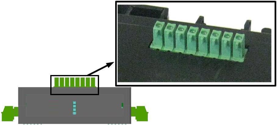 Un esempio di connessione di più blocchi è mostrato nella Figura 8.